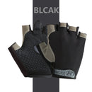 Anti Slip Half Finger Gloves for Men and Women, Dumbbells, Breathable, Elastic, Shock, Exercise, Sports, Cycling, Bicycle 