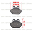 USER-X Universal Motorcycle Disc Brake Pad Front Rear Disc Brake Pads Block Shoes Scooter VICTORIA Blade RG125 Honda 145