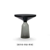 Artistic Glass Coffee Tables, Creative Design End Tables for Living Room , Stylish Accent Tea Table with Various Sizes & Colors