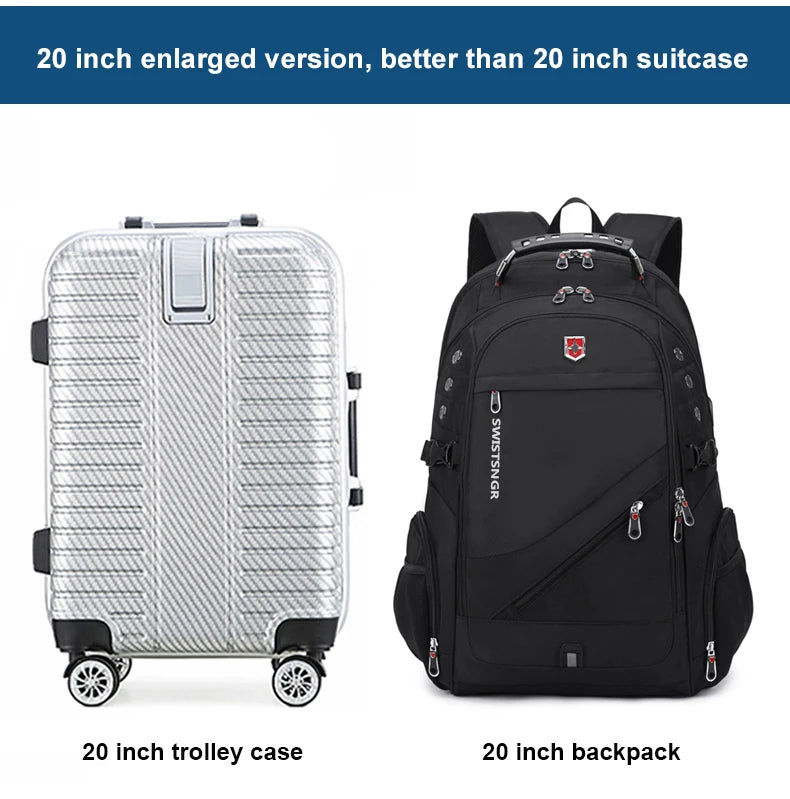 Mochila impermeable para portátil de 17/20 pulgadas 2025, mochila de viaje para hombre y mujer, mochila Oxford, mochila escolar moderna para hombre