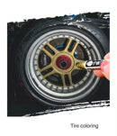 Fine tip permanent Paint Marker Pen DIY Paint Metallic Pen Permanent Gold SILVER Marker Touch Up,School Model Painting