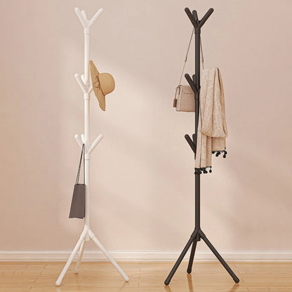 Perchas irregulares de suelo fáciles de montar, perchas de hierro forjado para oficina, perchas verticales para dormitorio, perchas creativas para vestíbulo
