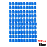 AUTCOAT-Tire Stem Valve Caps, Plastic Valve Caps, Universal Stem Covers for Cars, SUVs, Bike &amp; Bicycle, Trucks, Motorcycles 