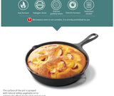 14/16/20cm Cast Iron Frying Pan,Non-stick Skillet Kitchen Fry Pot,Breakfast Pan Omelette  pancake pan,Induction Cooking Cookware