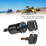 Motorcycle Ignition Switch + Keys Scooter Accessories fit For Quad Dirt Bike For ATV On/Off Plastic Universal Replacement Parts