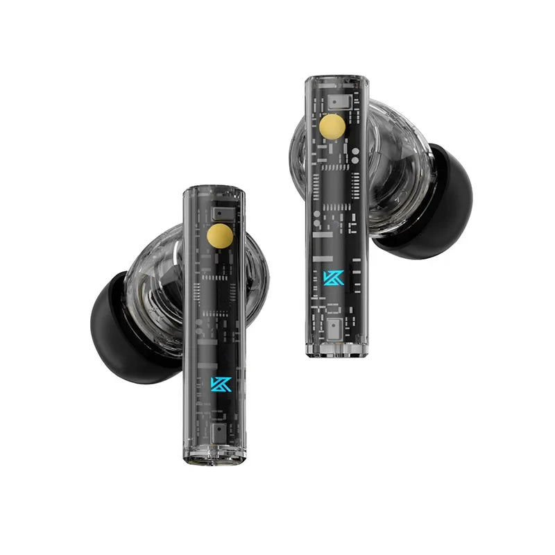 Auriculares intraaurales KZ Carol TWS Bluetooth 5.3 con cancelación activa de ruido, 6 micrófonos, inalámbricos, impermeables, estéreo, de alta fidelidad