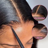 Peruca lace frontal gluseless cabeloliso HD - sem cola