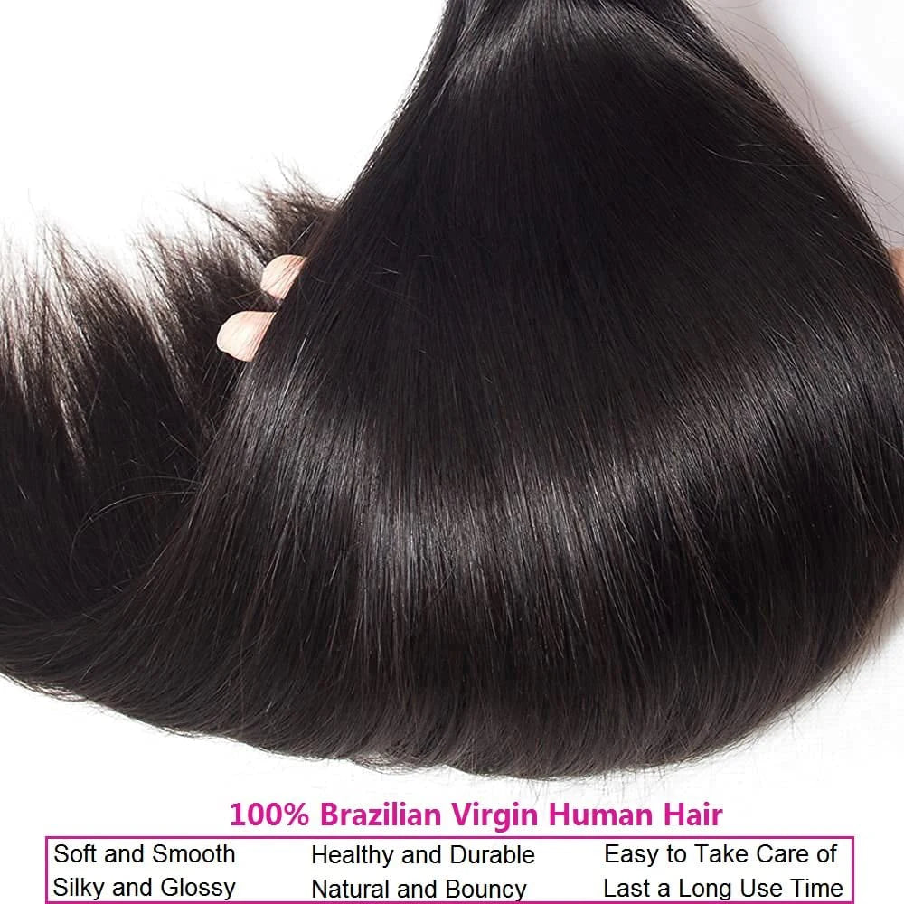 Extensões de cabelo Humano natural liso Mechas Premium