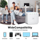 FSU 5G WiFi Repeater Wifi Amplifier Wifi Extender Network Wifi Booster 1200Mbps Long Range Wireless network internet  Repeater