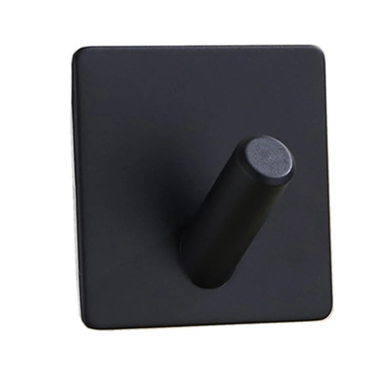 1 juego de accesorios de baño de acero inoxidable plateado, toallero, soporte para papel higiénico, gancho para barra de toalla, accesorios de baño