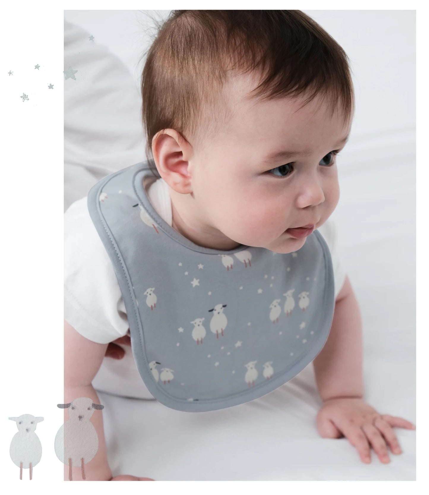 3pcs/set Baby Girl Boy Feeding Bibs Waterproof Apron Cartoon Towel Kids Toddler Dinner Bandanas Burp Cloths Baby Accessories
