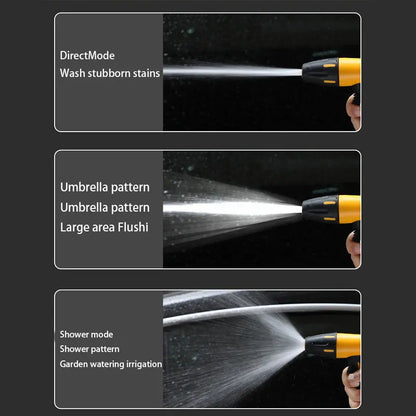 Car Wash water gun high-pressure household sprinkler washing garden balcony expansion and pressurization hose brush car wash