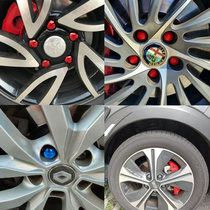 Tampas de proteção para porca de roda de carro, tampas antiferrugem para parafuso de cubo automático, parafuso de porca de pneu de carro, decoração externa 19/17mm 20 tamanhos