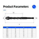 Cross Hex Tile Drill Bit For Glass Concrete Ceramic Tile Hole Opener Tunsten Carbide Hard Alloy Bits Set Tools 3 4 5 6 8 10 12mm