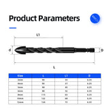 Cross Hex Tile Drill Bit For Glass Concrete Ceramic Tile Hole Opener Tungsten Carbide Hard Alloy Bits Set Tools 3 4 5 6 8 10 12mm
