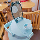 Water Bottle 2 Liter Stay Hydrated Motivated Leakproof Plastic Sport Bottle Reminder Times Sports Outdoor Fitness Office Indoor