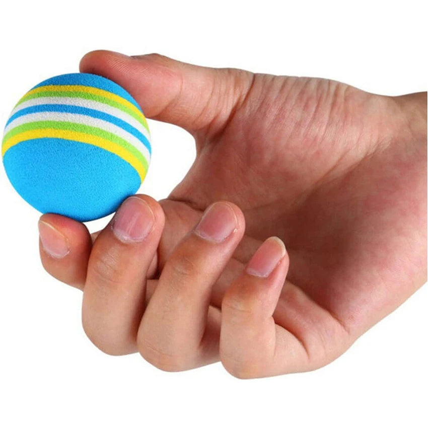 20pcs Golf Balls Light Rainbow Ball Range Ball 42mm Diameter Red Blue Yellow 3 Colors Pracitce Sports Ball Indoor Outdoor