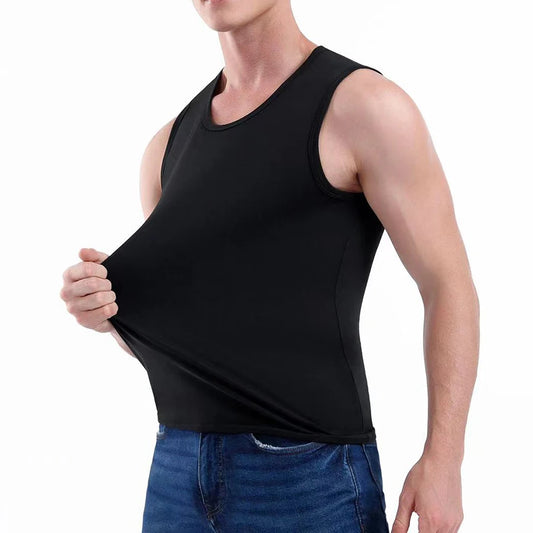 Chaleco de culturismo para hombre, sudadera transpirable y elástica.