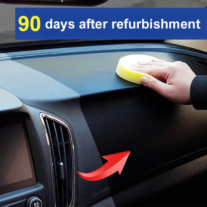 Restaurador de plástico para carro, produtos de limpeza de carro com brilho preto, restauração de couro plástico, polimento automático e reparo, renovador de revestimento