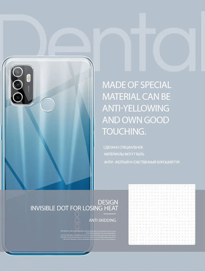For OPPO A53S 2020 Case Clear Silicone Soft TPU Phone Case Cover For Oppo A53 2020 Funda For OPPO A53s 2020 Transparent Coque
