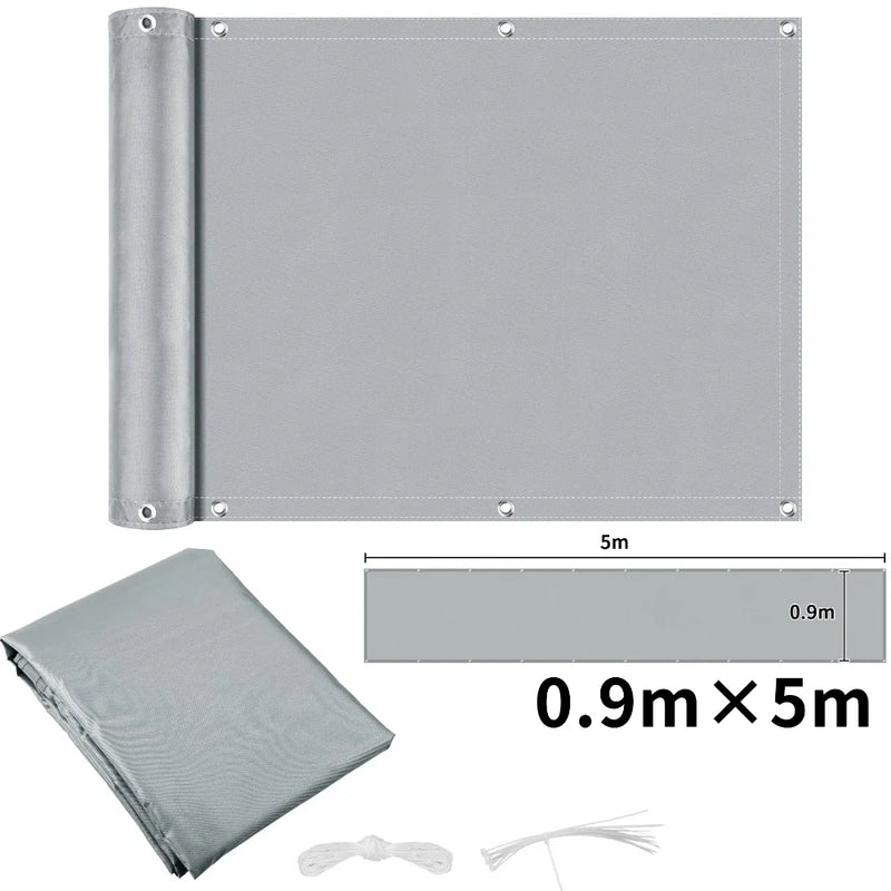 Waterproof Privacy Fence Screen Fence Covering Privacy with Grommets UV Protection Fencing Shade Cover for Outdoor Yard Backyard