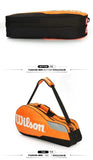 Genuine Wilson Tennis Racket Bag Large Capacity Outdoor Waterproof Tennis Racquet Bag Golf Bag Men Women Tennis Sport Bag