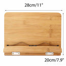 Bookends Jumon Bamboo Reading Desk Holder Sturdy Bookstand Textbooks Lightweight Portable Adjustable Book Cookbook Stand