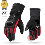 KEMiMOTO Winter Motorcycle Gloves CE Protective Black Guantes Moto Invierno Warm Touch Screen Waterproof Windproof Gloves