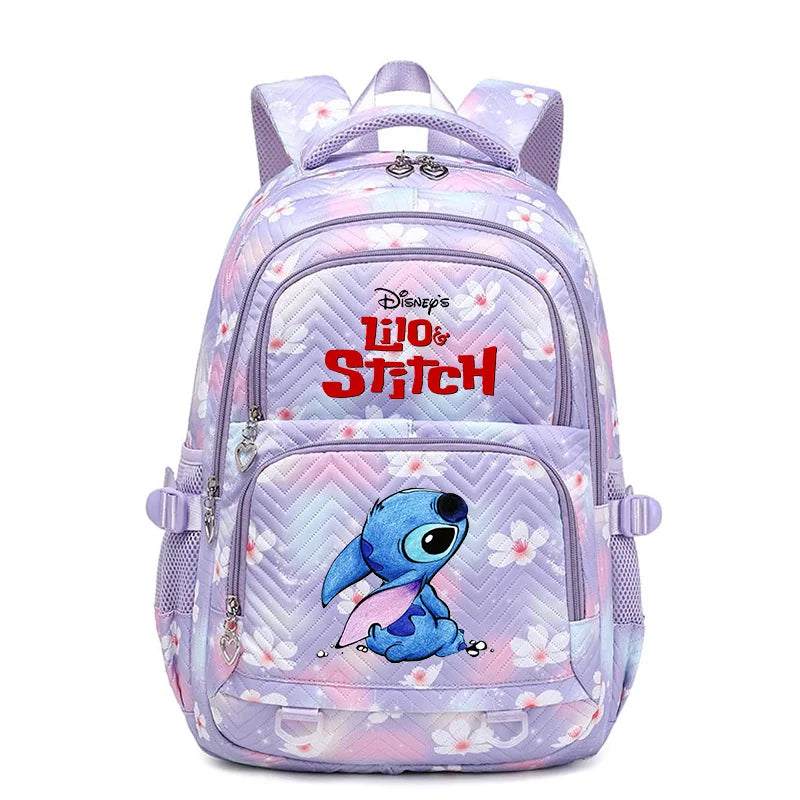 Mochila impermeable Disney Lilo Stitch para mujer, bolso de viaje para mujer, mochila escolar para adolescentes, mochila para libros