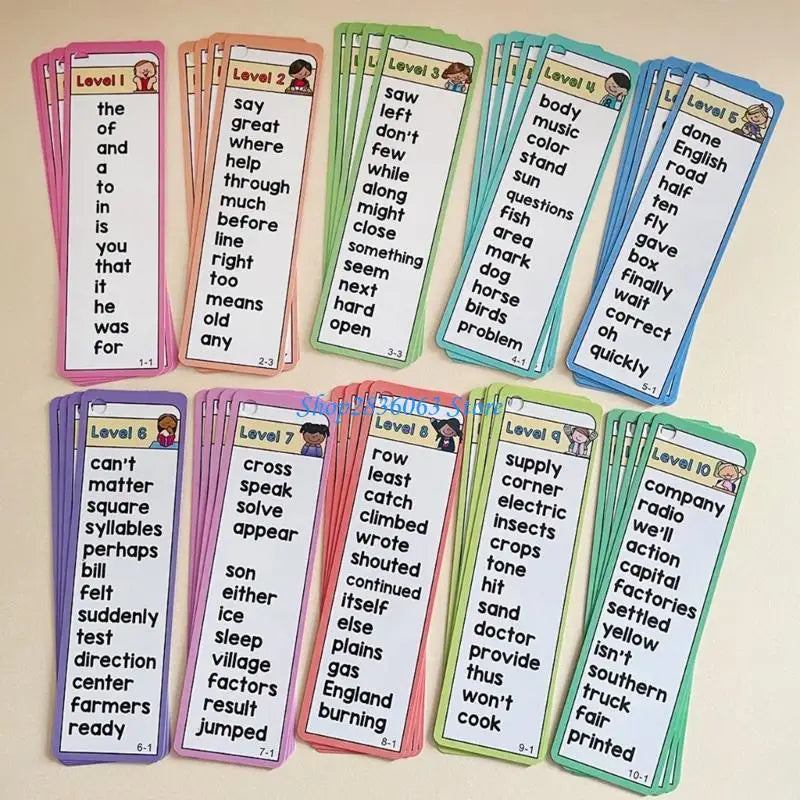 831D Sight Words Flash Cards High Frequency Word Lists Language Learning Tool Educational for Kids and Adults