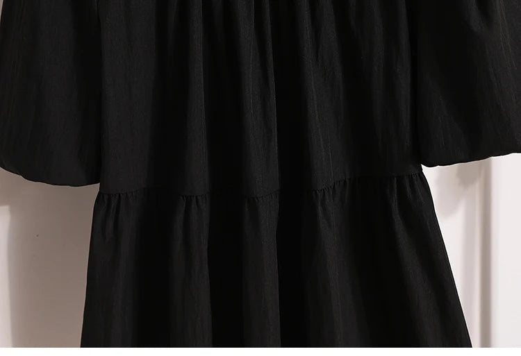 Plus Size Shirts & Blouses Women Summer 2025 New Arrival Korean Fashion Tops Short Puff Sleeve Loose Sweet Blouse Woman L-4XL