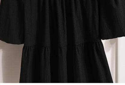 Plus Size Shirts & Blouses Women Summer 2025 New Arrival Korean Fashion Tops Short Puff Sleeve Loose Sweet Blouse Woman L-4XL