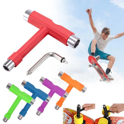 Llave Allen profesional tipo T para patineta, herramientas para longboard, patineta, tabla, patín, llave inglesa, piezas