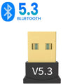 USB Bluetooth 5.3 Adapter Wireless Bluetooth 5.1 Dongle Adapter for PC Laptop Wireless Speaker Audio Receiver USB Transmitter