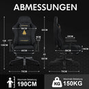 Brand Gaming Chair With Footrest Office Chair Ergonomic Lumbar Support Height Adjustable with Suede Leather Recliner Women Men
