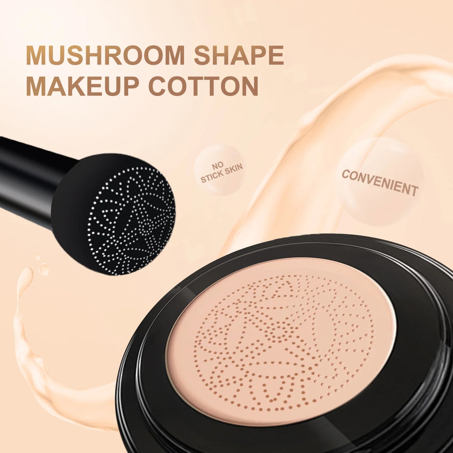 Eelhoe cabeça de cogumelo almofada de ar bb creme hidratante à prova dwaterproof água rosto cosméticos iluminando maquiagem base creme mágico fundação