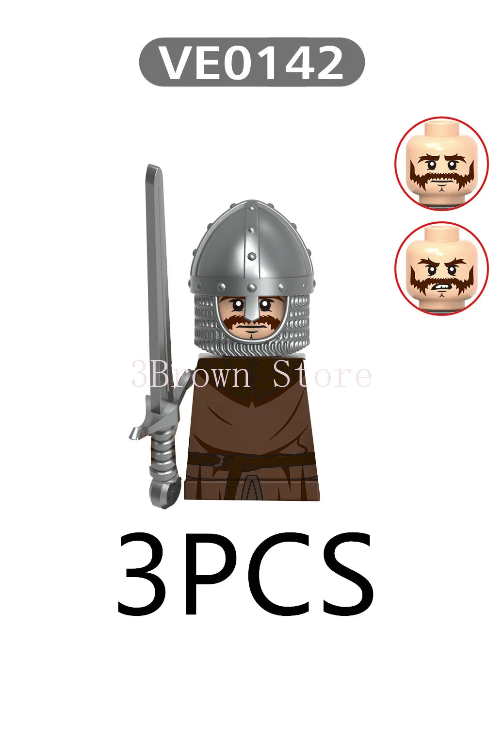MOC Medieval Building Blocks Castle Knight Western Cowboy Historical Army Cavalry Horse Soldier Gun Kid Toy Gift Brick DIY S040