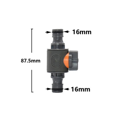 Conector rápido para manguera de jardín, acoplador de tubería de 1/2, 3/4 y 1 pulgada, conector de agua de parada, junta de reparación de 16/20/32 mm, accesorio para sistema de riego