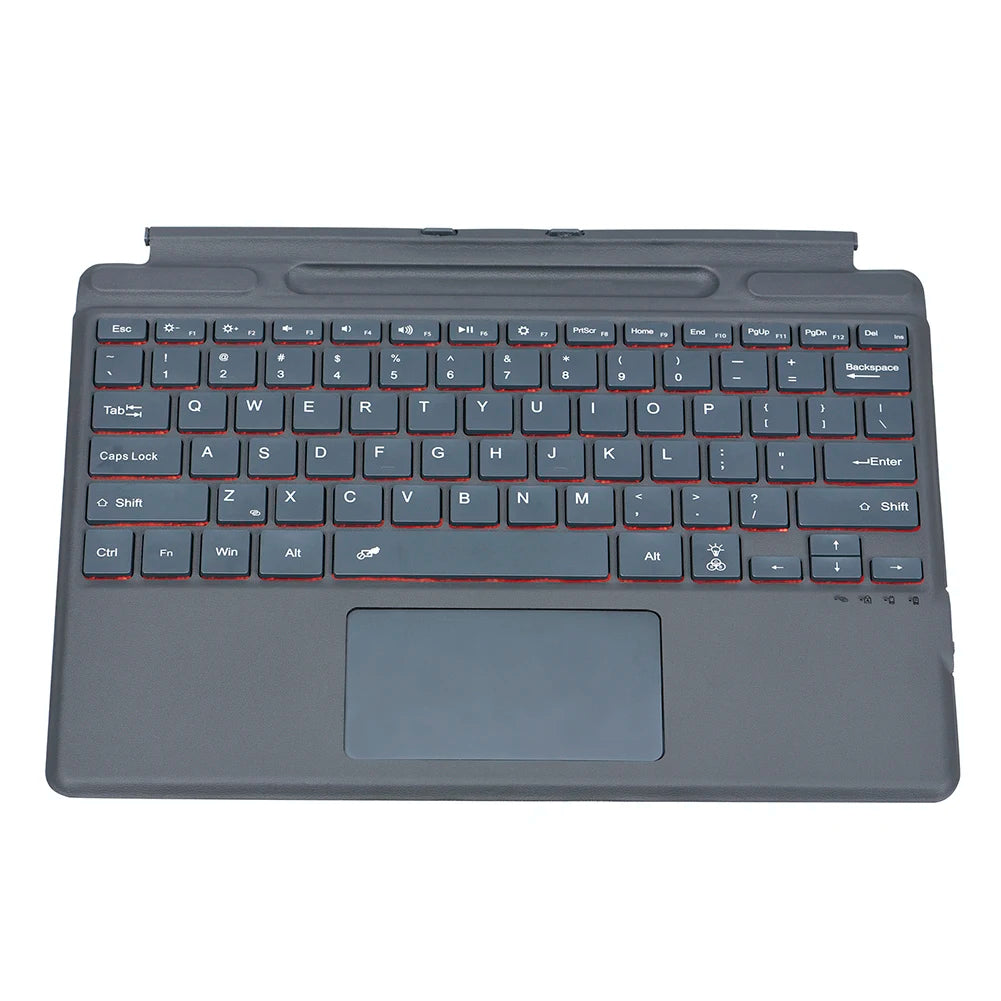 Bluetooth-compatible 5.0 Keyboard 3 Light Modes Gaming Keyboard 10m Operating Distance Magnetic Keyboard for Surface Pro8/X/Pro9