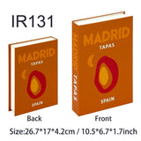 Travel Series Fake Book Decoration Coffee Table Living Room Fashion Fake Book Storage Box Decor Model Room IBIZA CAPRI