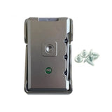 Portable Black Silver Luggage Password Lock Replacement Anti-Theft Suitcase Lock Buckle Security Tool Lock Catch Security Padlock