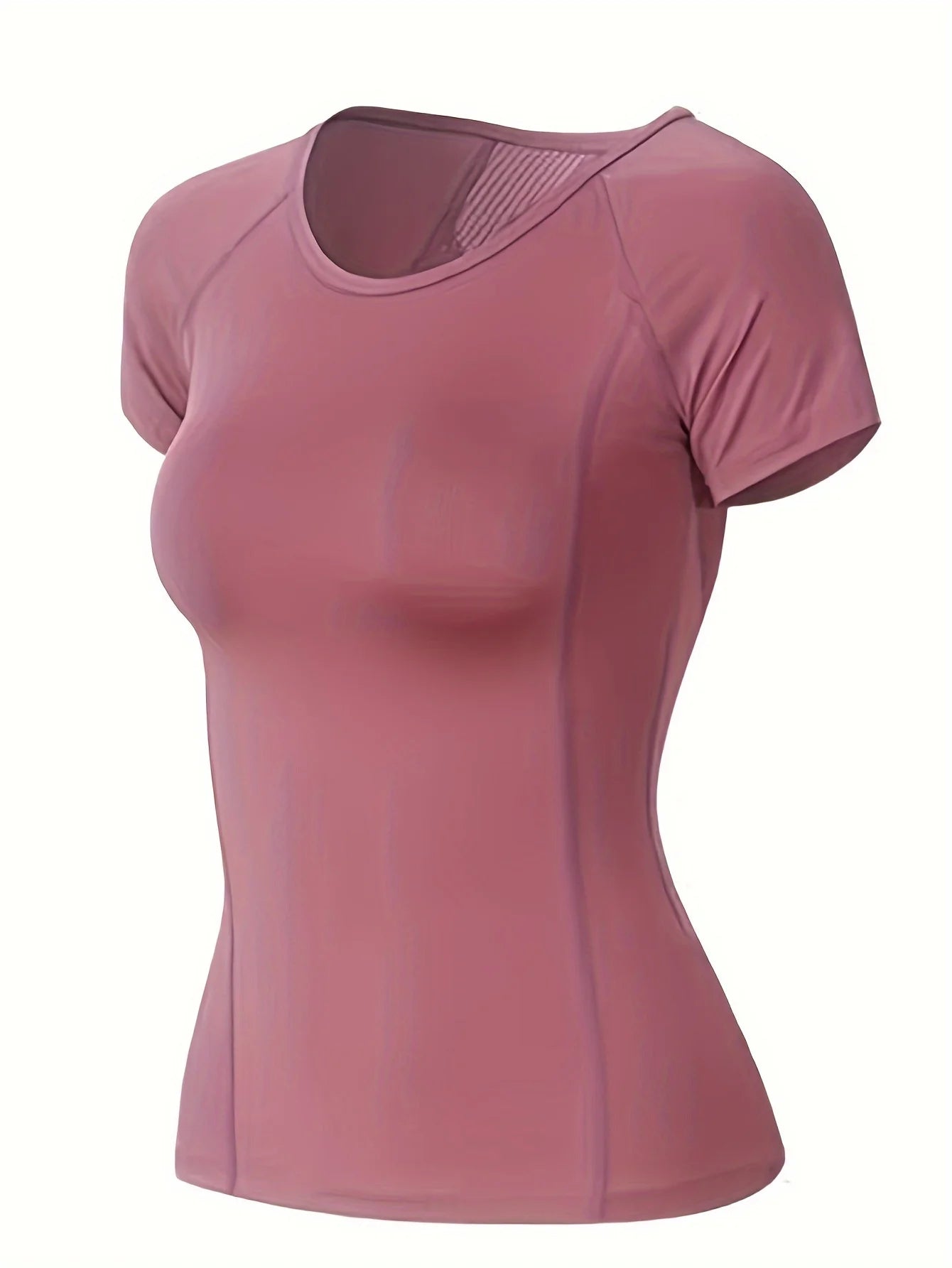 Camiseta deportiva de verano para mujer, transpirable, sexy, bonita, espalda descubierta, ropa de fitness, secado rápido, para correr, entrenamiento, manga corta, top de yoga