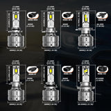 NOVSIGHT N60 200W 20000LM Super Bright H7 LED Canbus H4 H11 H8 H9 9005 HB3 9006 HB4 H13 9012 Car Lamp 6500K Car Headlight Bulbs