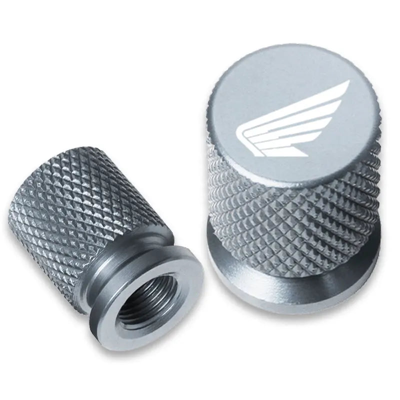 2PCS Motorcycle Aluminum Alloy Tire Wheel Parts Valve Stem Caps Cover For HONDA Hornet NT1100 CBR CB Shadow PCX VFR XADV Forza