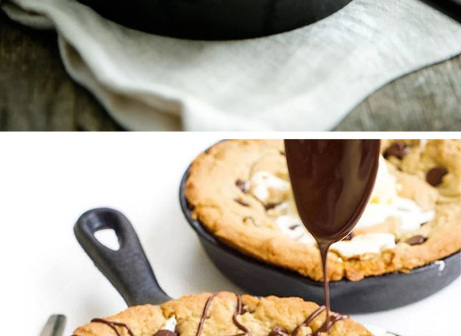 14/16/20cm Cast Iron Frying Pan,Non-stick Skillet Kitchen Fry Pot,Breakfast Pan Omelette  pancake pan,Induction Cooking Cookware