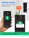 Tuya WIFI Double Side Fingerprint Lock Waterproof Outdoor Gate Passcode Rfid Card Keyless Smart Door Lock