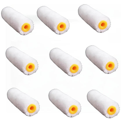 4 Inch Paint Roller Cover Rollers Brush for Painting Cabinet Home Tool Kit Proffesional DIY Wall Corner Ceilings Painting Brush