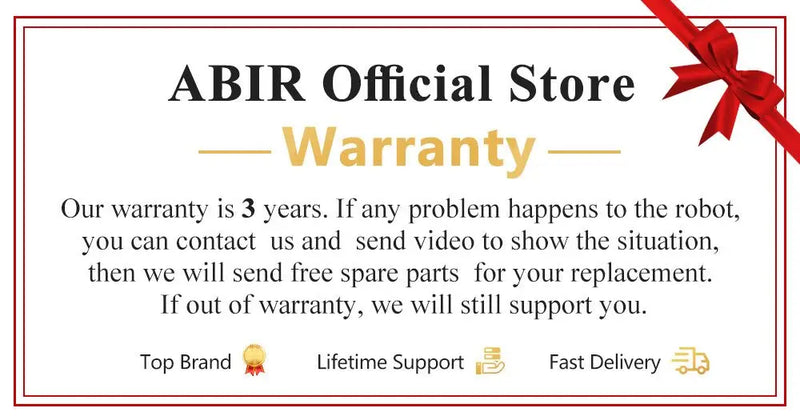 ABIR WD8 Robot Window  cleaner, Dual Water Spray,Smart Memory,High Vacuum Suction, Laser Sensor, Home Wall Glass Cleaning Robot