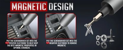 Juego de destornilladores eléctricos de precisión 75 en 1 con 71 puntas magnéticas Phillips/Torx y 3 luces LED, herramienta multifuncional de reparación eléctrica.