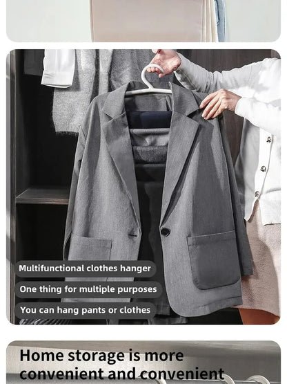 1/2/3pcs Pants Rack Multifunctional Household Saving Space Multi Layer Trousers Hanger Pants Closet Color Clothes Peg 5 Layers